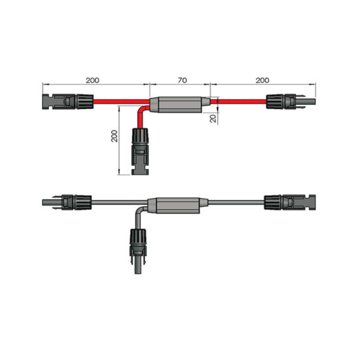 Two Way Parallel Splitter